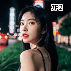 JP2 tokyo night street girl