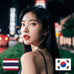 THAI KR tokyo night street girl