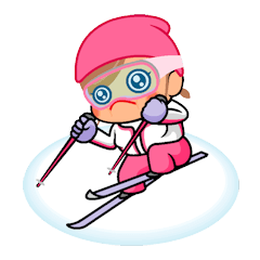 sports series 24.female skier