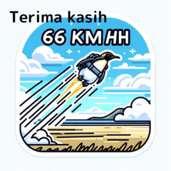 Flying Emperor Penguin Indonesian 04