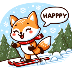 Skiing & Snowboarding Animals