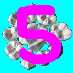 Tooth Joke Sticker 5 Modified version