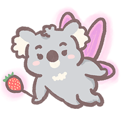 PuffxPopcorn:莓完莓了無尾熊