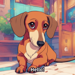 Words of a Miniature Dachshund's Life