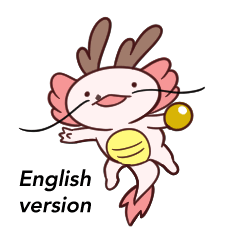 The Axolotl dragon Sticker|EN ver