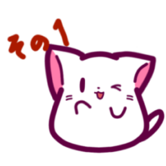 Manju-like cat Sticker