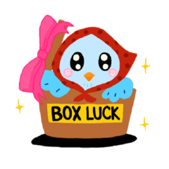 Box Luck Sticker