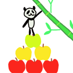 Colorful panda friends 3