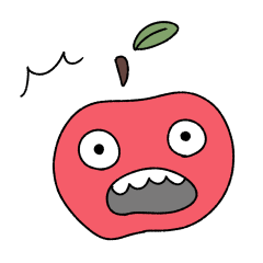 apple with teeth