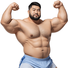 Beefy Muscle Pose Collection