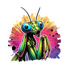 praying mantis stamp