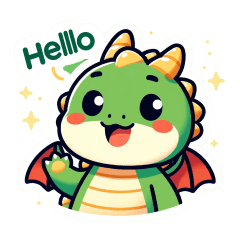 Dragon greeting