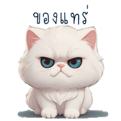 Persian cat cute sticker