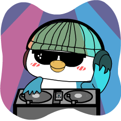 Blue Penguin 2 : Animated Stickers