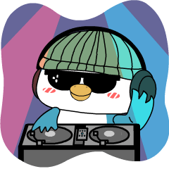 Blue Penguin 2 : Animated Stickers