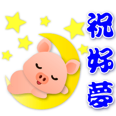 Cute Pink Pig - Daily Practical Phrases