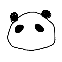 panda with a bad mouth