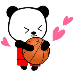 Good at basketball panda