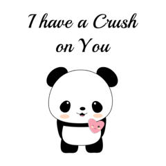 Panda has a Crush