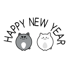 Happy New Year with Haru and Fuyu