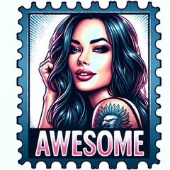 Sultry Beauty Stamps: 40 Cool Designs