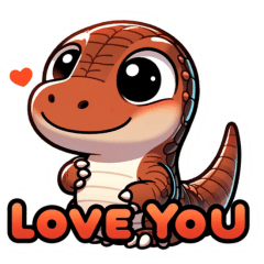 Komodo Dragon Sticker