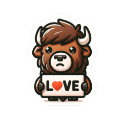 American Bison Stickers