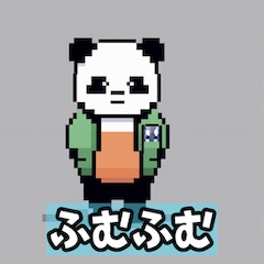 Lovely digital pandas, daily use