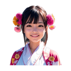Cute yukata beauty (no text)