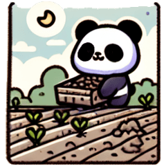 パンダの稲作アドベンチャー