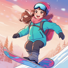 Gadis-gadis Papan snowboard2