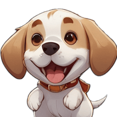 Cute Beagle dog stickers By Nimobeagle