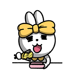 Cute rabbit Bento's daily life