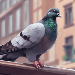 word pigeon stamp