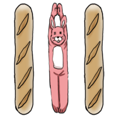 move french bread rabbit