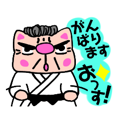 Cacwcat judo Sticker
