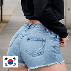 KR jeans look fashion