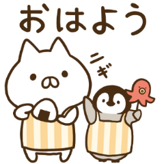 Penguin and Cat Days Family Stickers 3