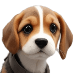Cute Beagle dog stickers By Nimo5