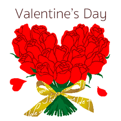 Happy Valentine's Day/ Love & Red roses