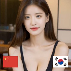 CN KR tank top model girl