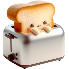 Cute Toast.