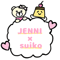 JENNI love&kissa10 by.suiko sticker