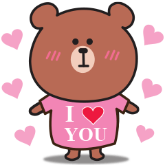 Love sticker of my favorite bear