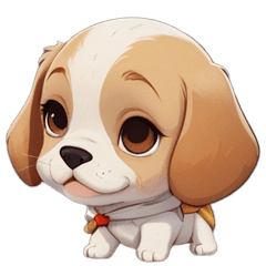 Cute Beagle dog stickers By Nimo6