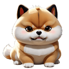 Chubby Shiba Dog Very Cute