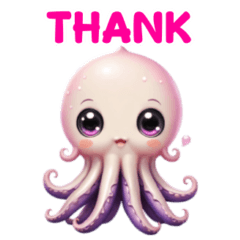 Cute, bright squid greets you2