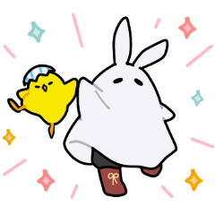 Sticker of Bunny and Chick Vol.1