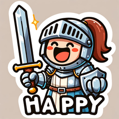 Warrior's Emotions Stickers