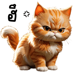 Orange Cat Very Cute